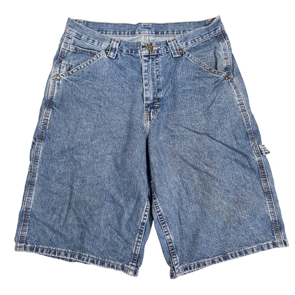 Lee Dungarees Mens 31 Blue Denim Carpenter Shorts Hammer Loop 2198110